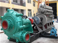 High Quality Sludge Mining Diesel Enigine Slurry Pump